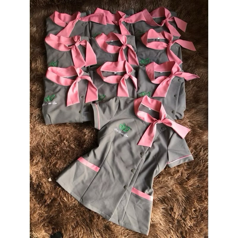 Đồng phục spa, thẩm mỹ viện chất cotton lạnh (loại 1- hàng thiết kế)