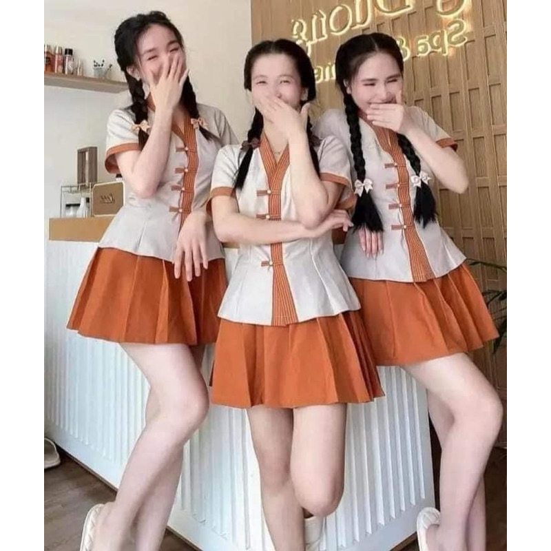 Đồng Phục Spa, thẩm mỹ viện cao cấp hàng thiết kế chất liệu cotton lạnh chuẩn hàn