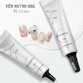Gel tuýp đính đá phiên bản mới - thiết kế ngòi bút giúp vẽ tráng gương và làm keo dán đá
