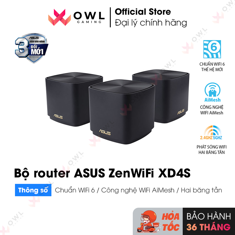 Bộ router Wifi Mesh ASUS ZenWiFi XD4S (Hàng chính hãng) | Shopee Việt Nam