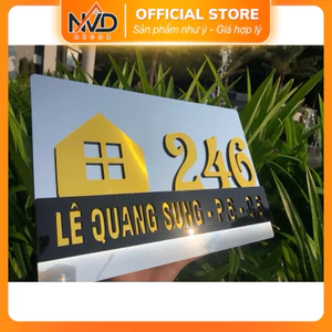 BIỂN SỐ NHÀ thiết kế theo yêu cầu