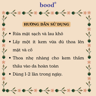 Kem Ngừa nám, Tàn nhang, Đồi mồi Bood