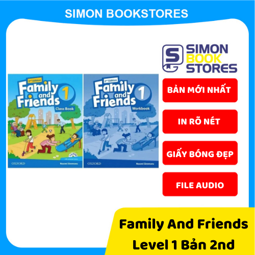 Sách - Bộ 2 cuốn Class Book và WorkBook Family And Friends Level 1 Bản ...