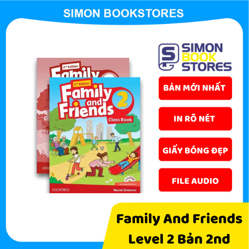 Sách - Bộ 2 cuốn Class Book và WorkBook Family And Friends Level 2 Bản ...