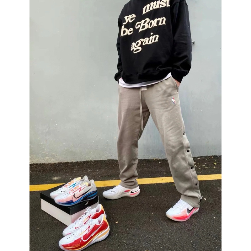 ⚡️[Hight Quality] Quần Snap Fog Of Fear X Nba Tear Away Pants - Điểm Nhấn Cúc Phối Ông Cao Cấp Street Wear