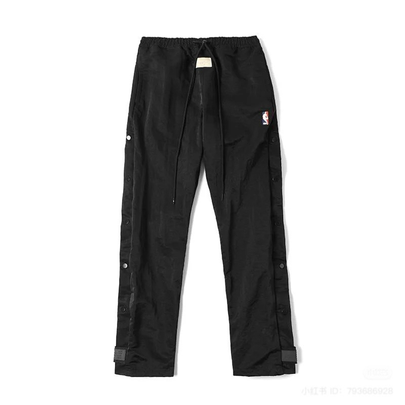 ⚡️[Hight Quality] Quần Snap Fog Of Fear X Nba Tear Away Pants - Điểm Nhấn Cúc Phối Ông Cao Cấp Street Wear