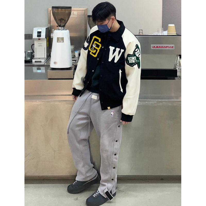 ⚡️[Hight Quality] Quần Snap Fog Of Fear X Nba Tear Away Pants - Điểm Nhấn Cúc Phối Ông Cao Cấp Street Wear