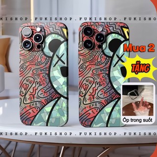 Miếng dán Skin Mặt lưng Sau full viền Gấu MS01 Dành Cho 16 pro max 15 pro max 14 pro max 13 pro max