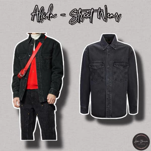 ⚡️[Hight Quality] Áo Khoác Lu1s Vu11on Carpenter Denim Jacket - Điểm Nhấn Logo Nổi Phối Túi Jacket Jeans Street Wear