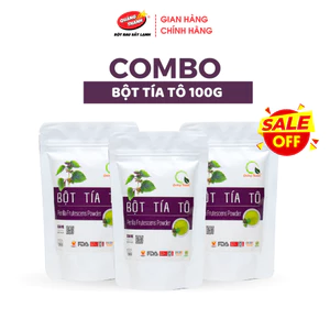 Bột Tía Tô Quảng Thanh Sấy Lạnh Loại Túi 100g