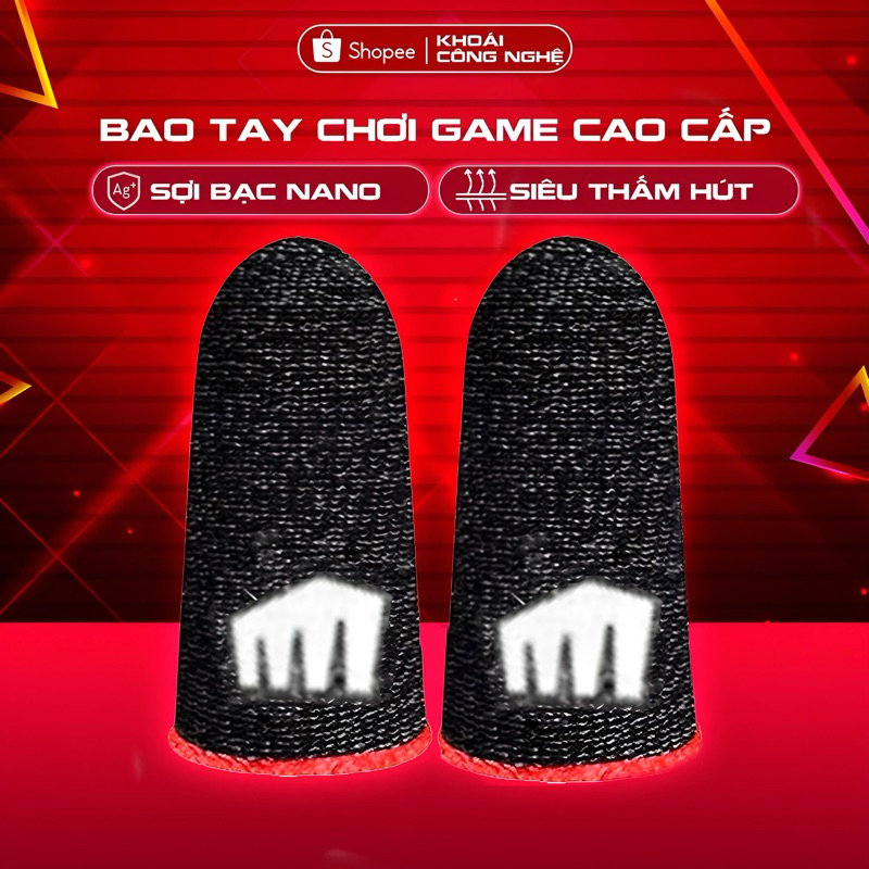 Bao Tay Chơi Game FF, Pubg, Liên Quân Cao Cấp Găng tay Chống Mồ Hôi, Siêu Nhạy, Bằng Sợi Carbon
