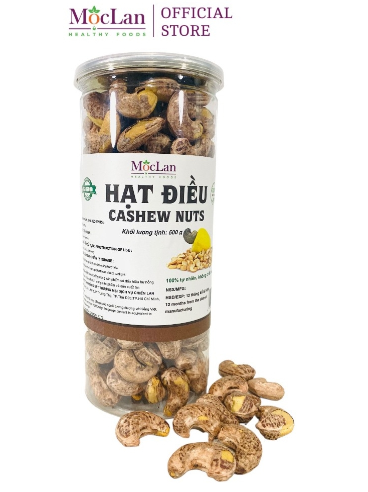 Ảnh Hạt Điều Rang Muối Mộc Lan HEALTHY FOODS - Hàng loại 1 - 250g, 500g 1
