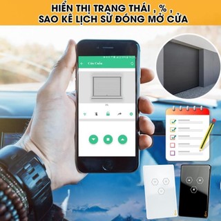 Công Tắc Cửa Cuốn Wifi Datic Smart Door, Công Tắc Cửa Cuốn Điều Khiển Từ Xa Bằng Điện Thoại - DTDOOR