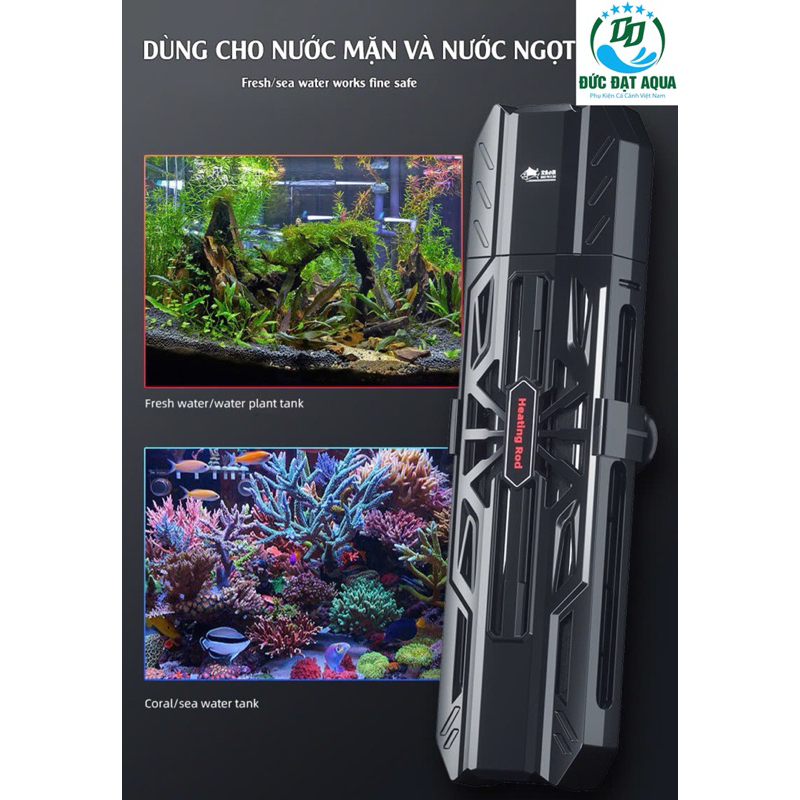 Máy sưởi bể cá Baoyu BY-E400 &  E600 - 600W-800W-1000W-1200W-1500W Bảo hành 1 năm 9