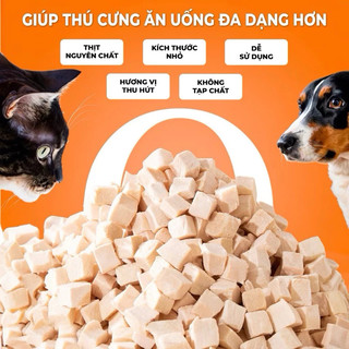 Viên Gà Sấy Khô, Bổ Sung Thêm Dinh Dưỡng, Khoáng Chất, Hỗ Trợ Tiết Niệu Cho Mèo