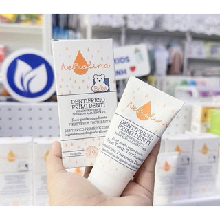 Kem đánh răng hữu cơ nebiolina làm sạch răng và nướu cho bé 50ml - Nhập khẩu Ý