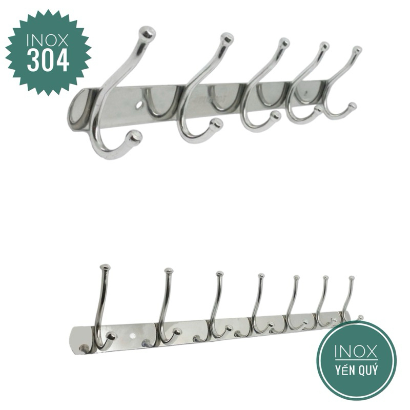 INOX 304 Móc treo quần áo gắn tường inox 304 cao cấp - Móc treo quần áo ...
