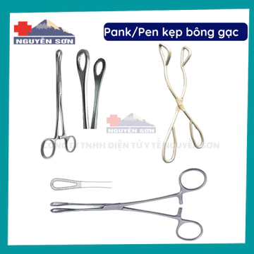 Pank/ pen kẹp bông gạc dùng trong y tế, spa làm đẹp - thiết bị y tế Nguyễn Sơn