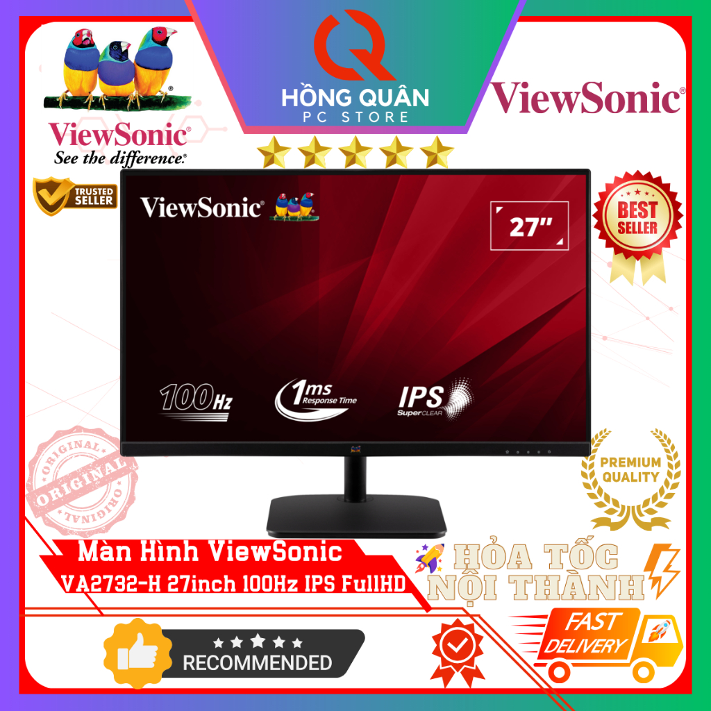 Màn Hình ViewSonic VA2732-H 27inch 100Hz IPS 1ms FullHD New - Hàng ...