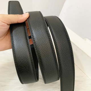 Dây lưng nam không mặt lẻ thay thế da bò bản 3,5cm dùng cho khoá gạt và khoá lăn thatlungvidanamnu