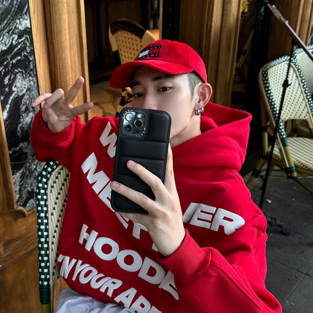 Áo khoác nam Hoodie WHENEVER Nỉ Bông IN NỔI Form Rộng Nữ mùa đông cặp đôi Unisex dáng boxy  UNISEX 02 SSL