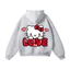 Áo Khoác Có Túi Bên Trong Hình Hello Kitty Love Siêu Xinh Cho Bé Yêu, Vải Nỉ Cotton Ấm Áp (M 143)