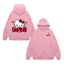 Áo Khoác Có Túi Bên Trong Hình Hello Kitty Love Siêu Xinh Cho Bé Yêu, Vải Nỉ Cotton Ấm Áp (M 143)