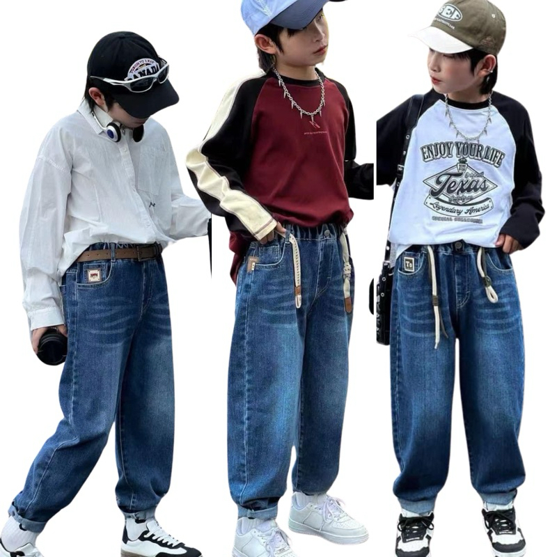 Quần bò quần jean bé trai 16-60kg ôm xưởng thanh lý