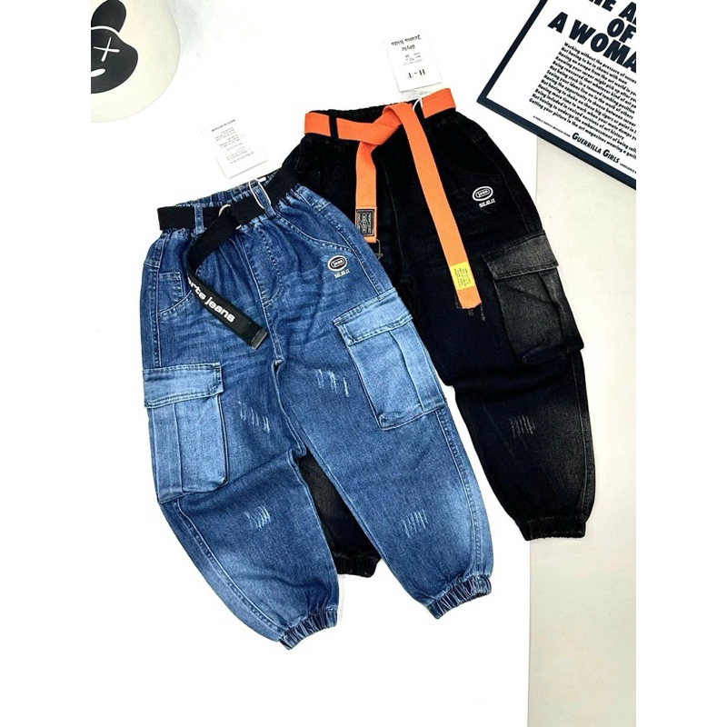 Quần bò quần jean bé trai 16-60kg ôm xưởng thanh lý