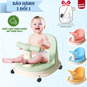 Ghế Tập Ngồi Có Bánh Xe Cho Bé Chống Trượt , Ghế Tắm Cho Bé Tiện Lợi, Ghế Trẻ Em Đa Năng