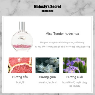 Nước hoa nữ Majesty's Secret Pheromax-Tender 50ml, Hương hoa quả tươi mát,mùi thơm ngát,quà tặng bạn gái