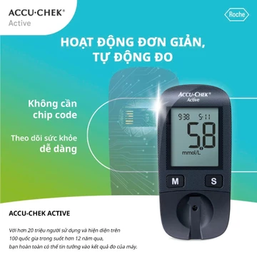 Máy đo đường huyết Accu-Chek Active New
