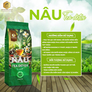 Trà Nâu Detox 12 Vị Thảo Mộc Thủy Chi Cacao Trà Túi Lọc Thiên Nhiên Thơm Ngon Dễ Pha Hộp 20 Gói