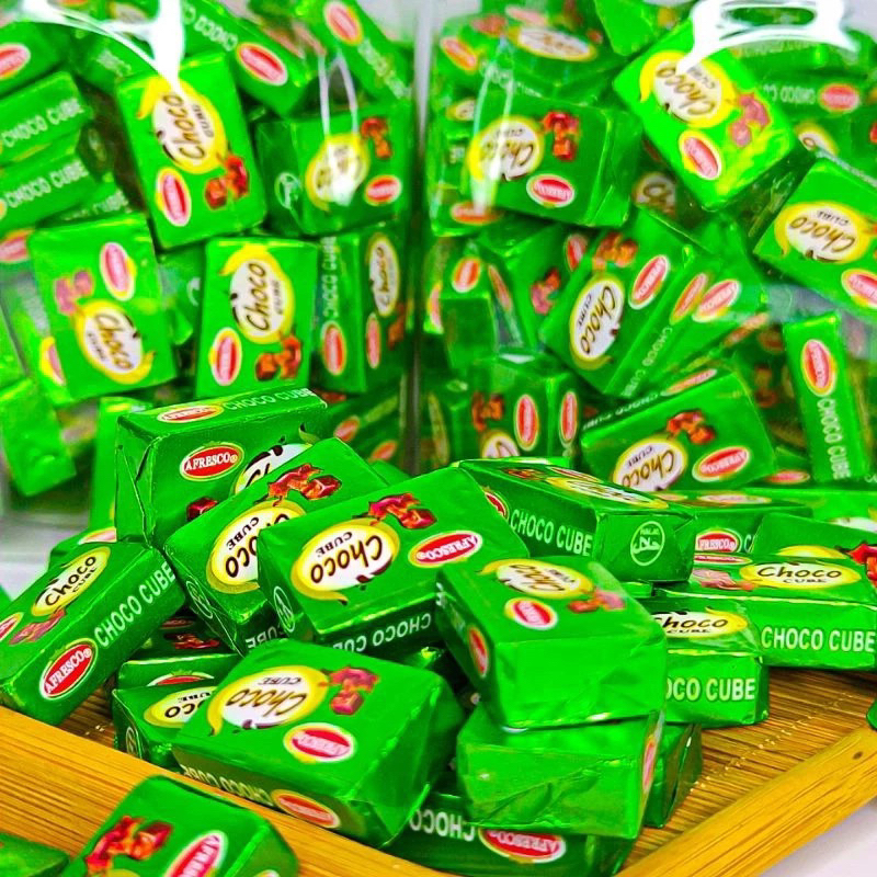 1 LỌ 120 VIÊN KẸO CHOCO CUBE ĐÀI LOAN