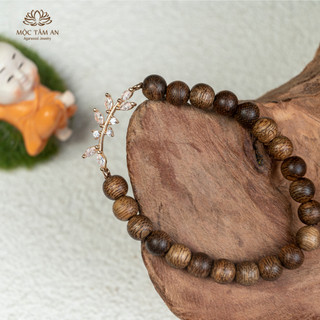 Vòng trầm Kim Diệp Mộc Tâm An quà tặng yêu thương cho bạn nữ