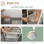 XE ĐẨY MẮT LƯỚI 3 TẦNG, Xe Đẩy Spa 3 4 Tầng Kệ Kiểu Mới Sắt Mắt Lưới Kệ Để Đồ Đa Năng Kệ Bỉm Sữa Có Bánh Xe Kệ - XEDAY5