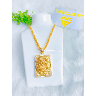 Các mẫu dây chuyền kem mắt rồng các mẫu không phai màu mạ vàng 18 k, hàng titan