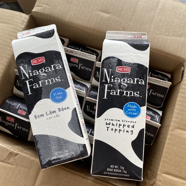 [Chỉ giao Tp.HCM] Kem Topping Richs Niagara Farms 907g - DL20