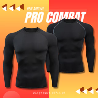 Áo giữ nhiệt nam thể thao, áo body combat tập gym chơi bóng rổ, bóng đá chất thun body cao cấp co giãn 4 chiều