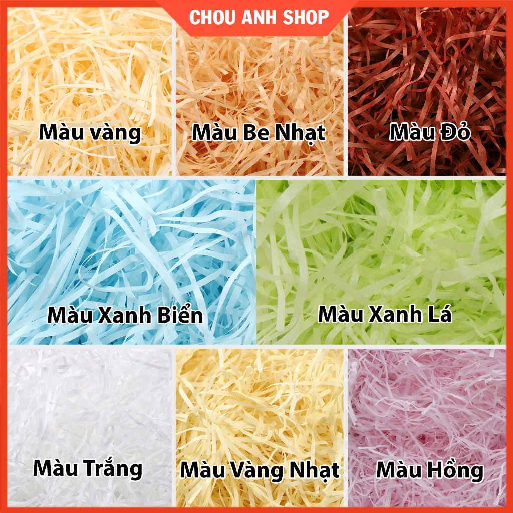 Giấy Rơm, Giấy Vụn, Giấy Rối Lót Hộp Quà Tặng Nhiều Màu Sắc - CHOUANH ...
