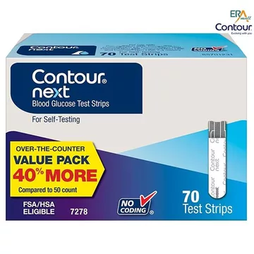 Que thử đường huyết Contour Next - Quy cách 50 que, 70 que và 100 que