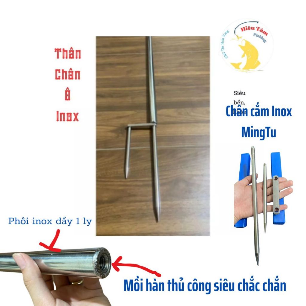 Thân ô Inox, Chân cắm ô Inox dầy ,cứng cáp thay thế thân nhôm | Shopee ...