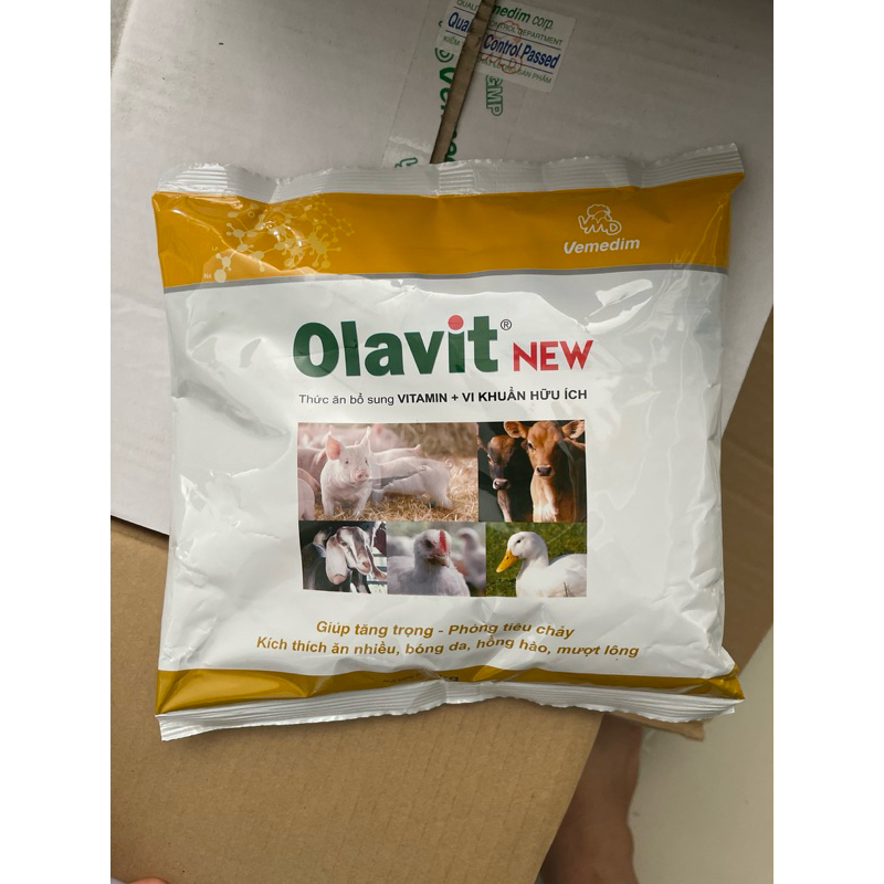 Olavit (1kg) bột trộn ăn cung cấp vitamin và men tiêu hoá sông, kích ăn ...