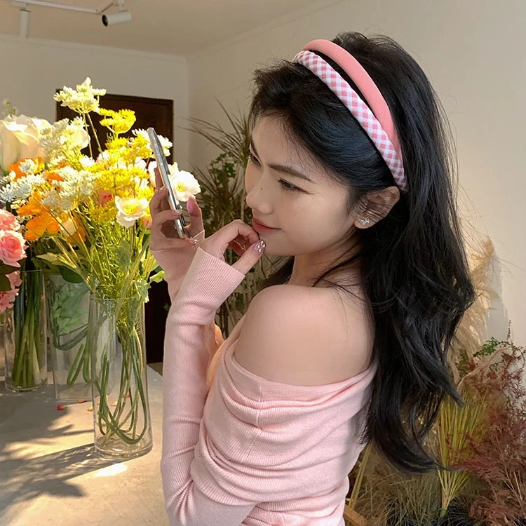 Bờm Tóc,Băng Đô Cài Tóc Xốp Màu Pastel Xinh Xắn Phong Cách Hàn Quốc Dễ Thương Phụ Kiện Tóc Empoli