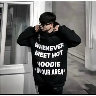 [ Ảnh Thật ] ÁO HOODIE UNISEX Nam Nữ BASIC In Nổi WHENEVER Chất Liệu Vải Nỉ PE 2 Lớp ,Áo Khoác thu đông giữ ấm - SSL