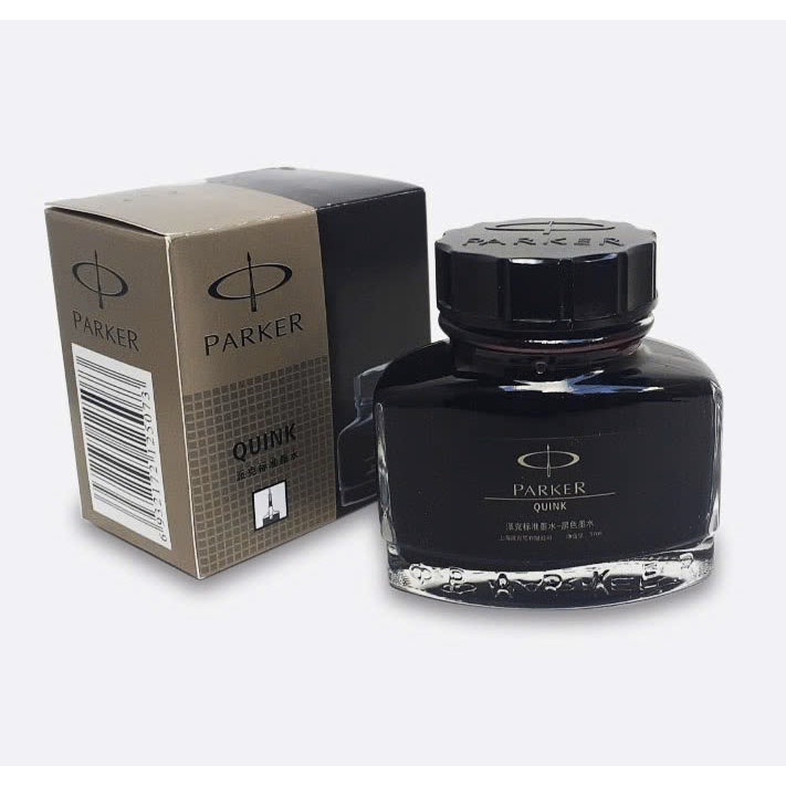 Mực Parker cao cấp màu đen dung tích 57ml, nhanh khô, không bị đóng cặn