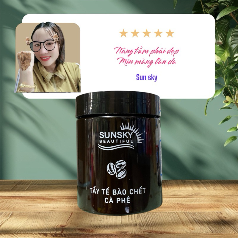 tẩy tế bào chết cà phê Sun SKy beautiful 300g