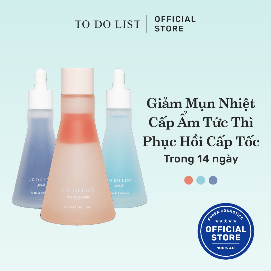 Ảnh Bộ 3 Serum Cao cấp Hàn Quốc – Giảm Mụn, Phục Hồi, Dưỡng Ẩm Da Nhạy Cảm 60ml 3