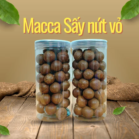 Hạt Macca Tây Nguyên hạt nhỏ sấy nứt vỏ