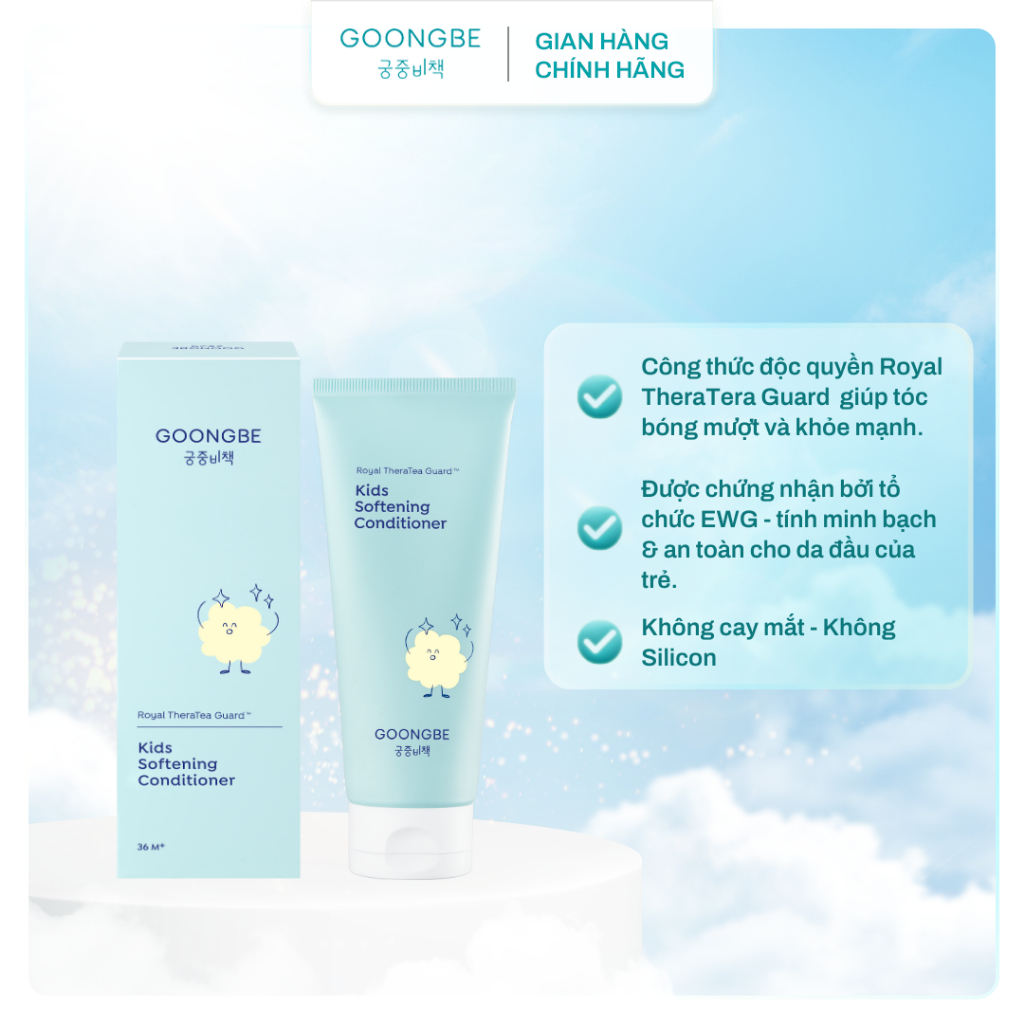 Ảnh Dầu Xả Nuôi Dưỡng Tóc Mềm Mại Cho Bé GOONGBE  Kids Softening Conditioner 200ml 3